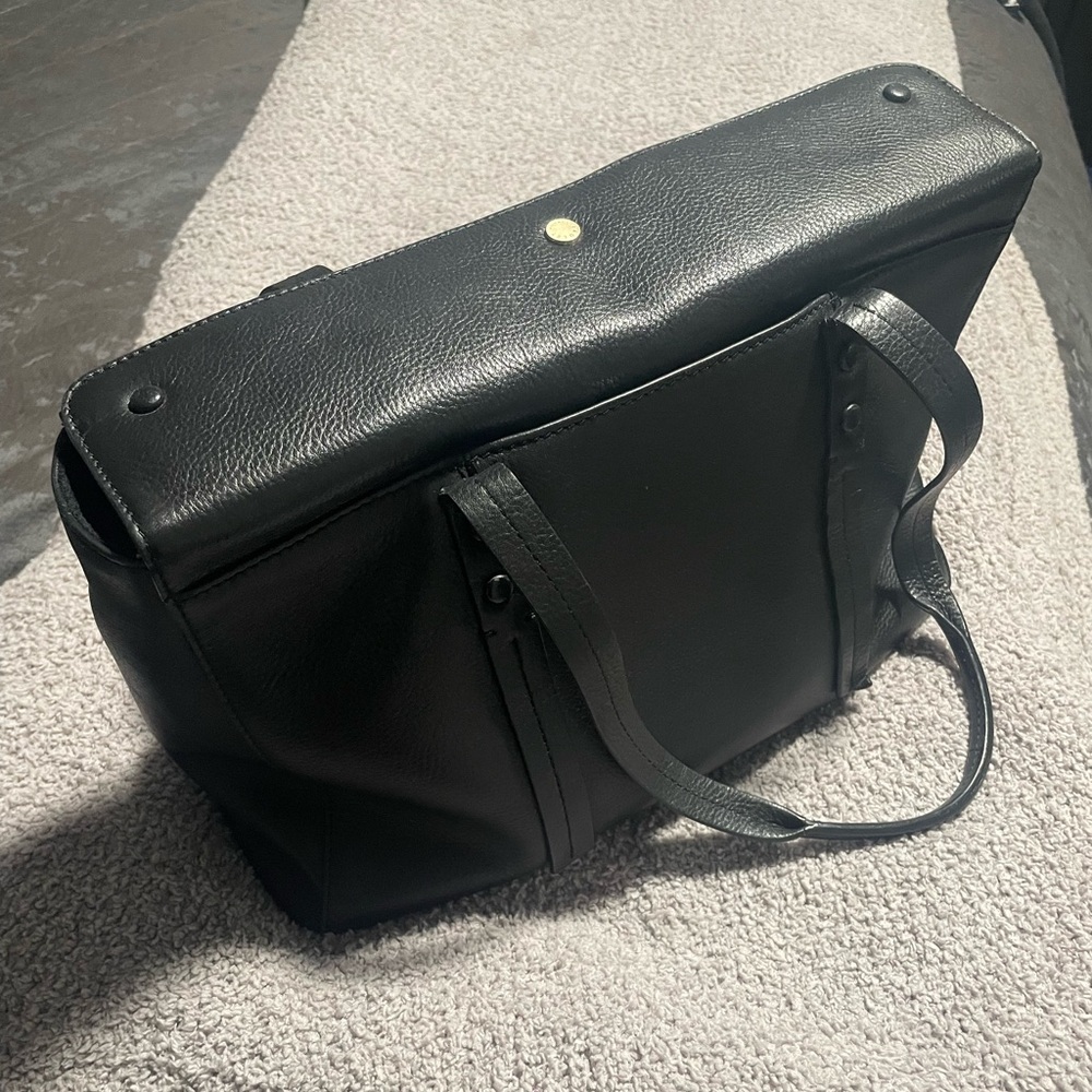 RADLEY LONDON Black Belmont House Tote with Flap Closure - Rare Find